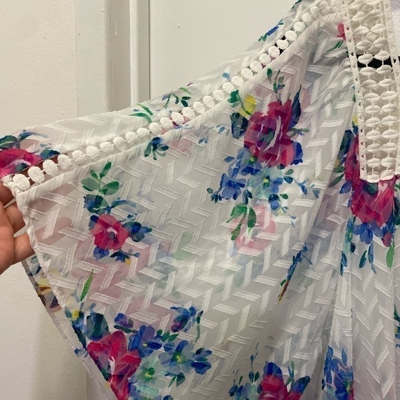Anthropologie Meadow Rue Batwing Sleeve Boho Top - Picture 6 of 8